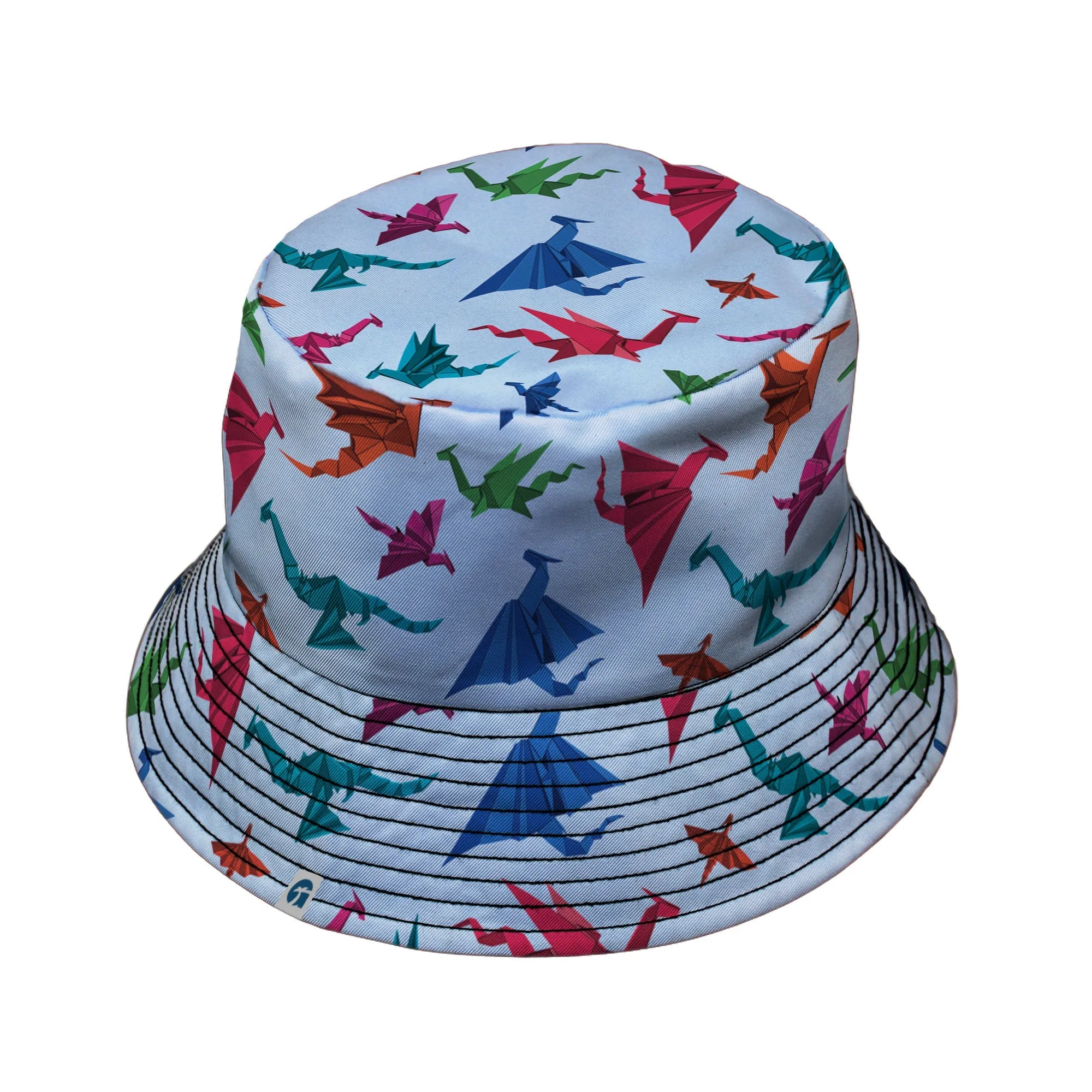 Origami Dragons Light Bucket Hat