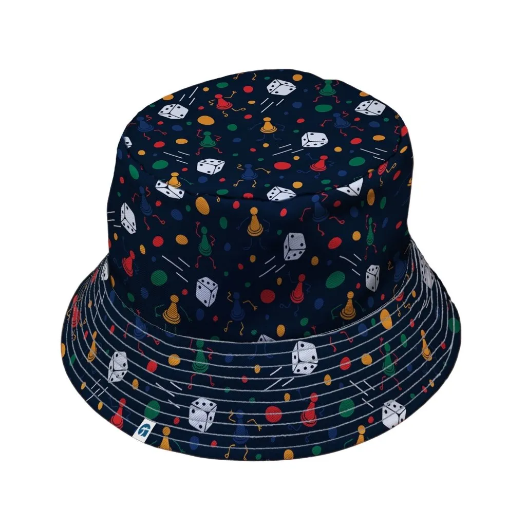 Pawn Party Blue Board Game Bucket Hat