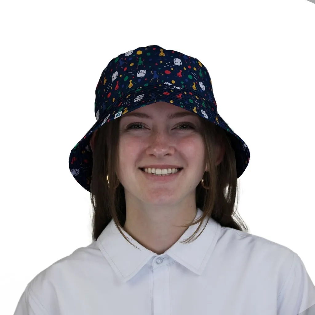 Pawn Party Blue Board Game Bucket Hat