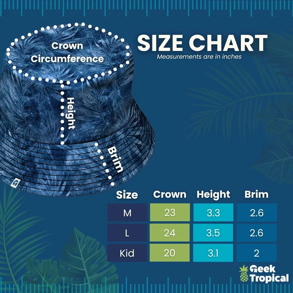 Pawn Party Blue Board Game Bucket Hat