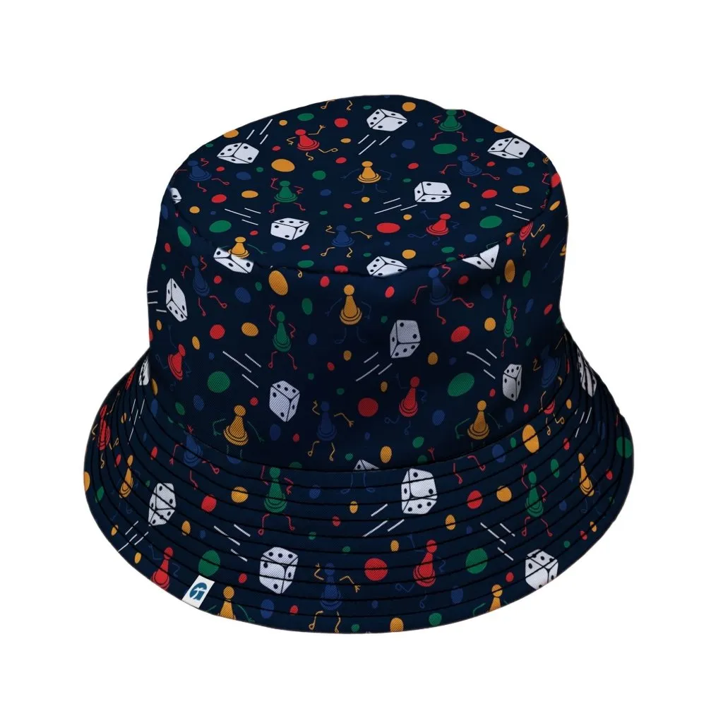 Pawn Party Blue Board Game Bucket Hat