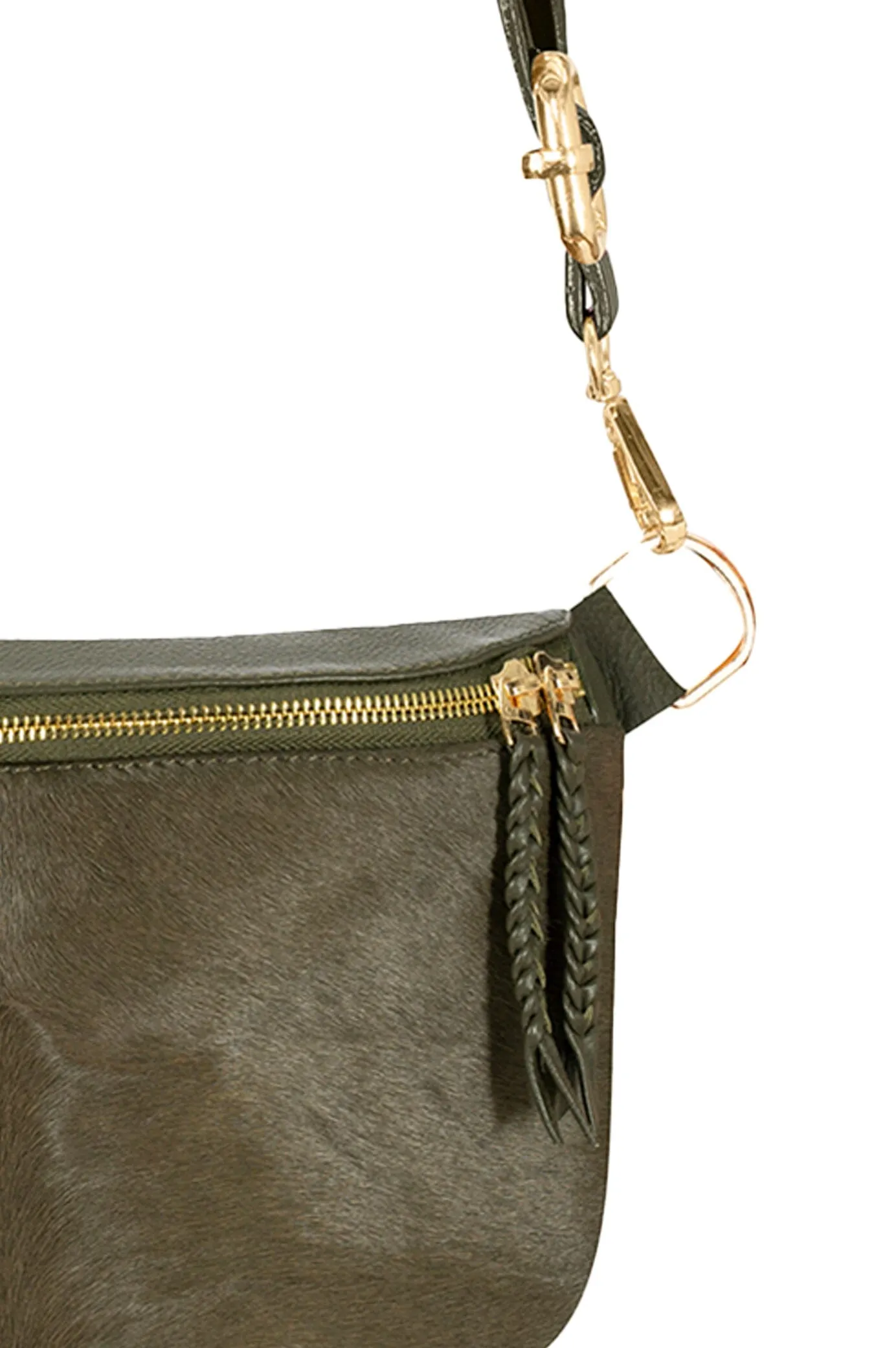 Ramona Leather Handbag Olive Cowhide