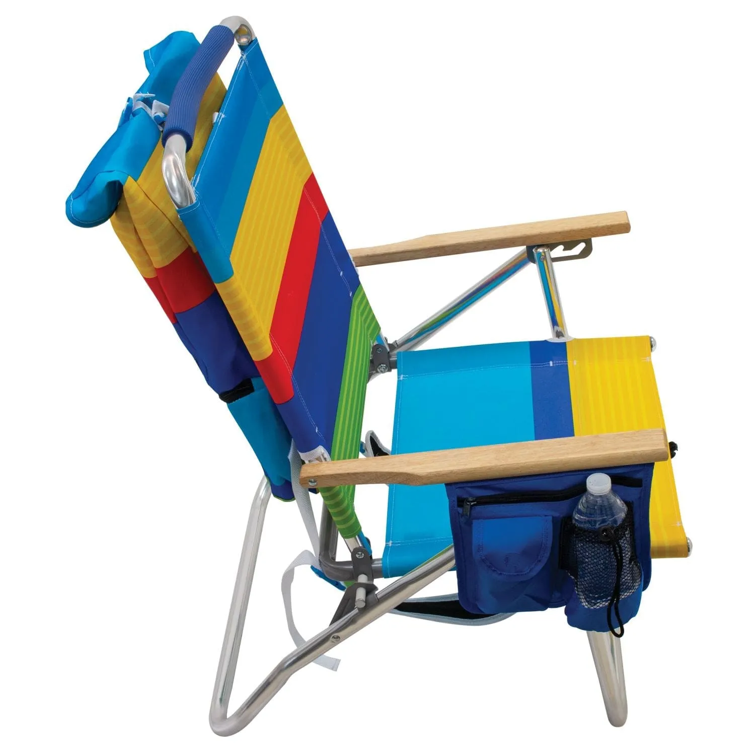 RIO | 12" Aluminum 3-Position removable Backpack Chair - Multi Stripe