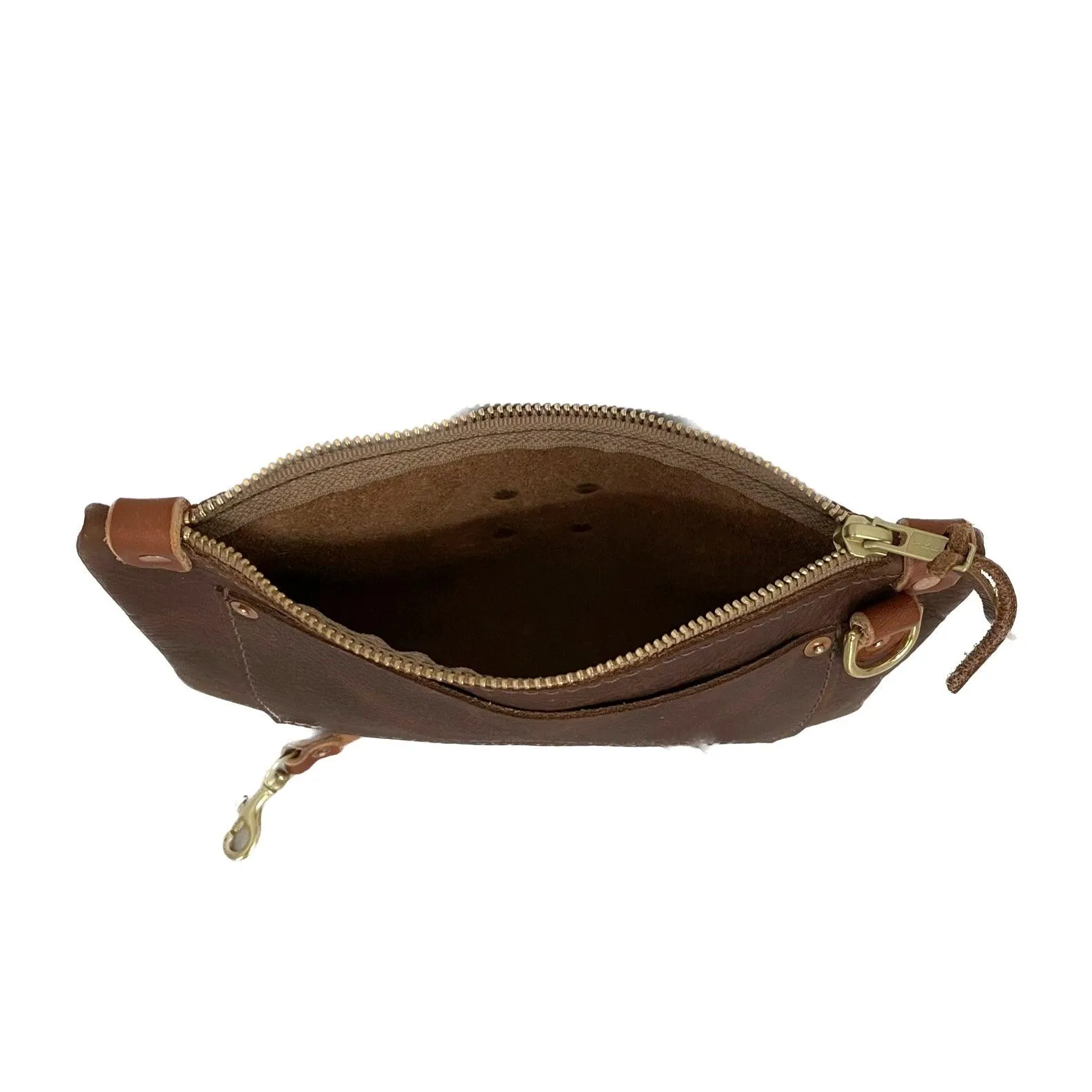 RTS- Micro Messenger Bag in Brown