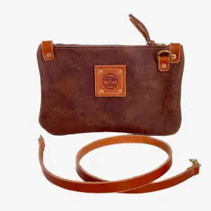 RTS- Micro Messenger Bag in Brown