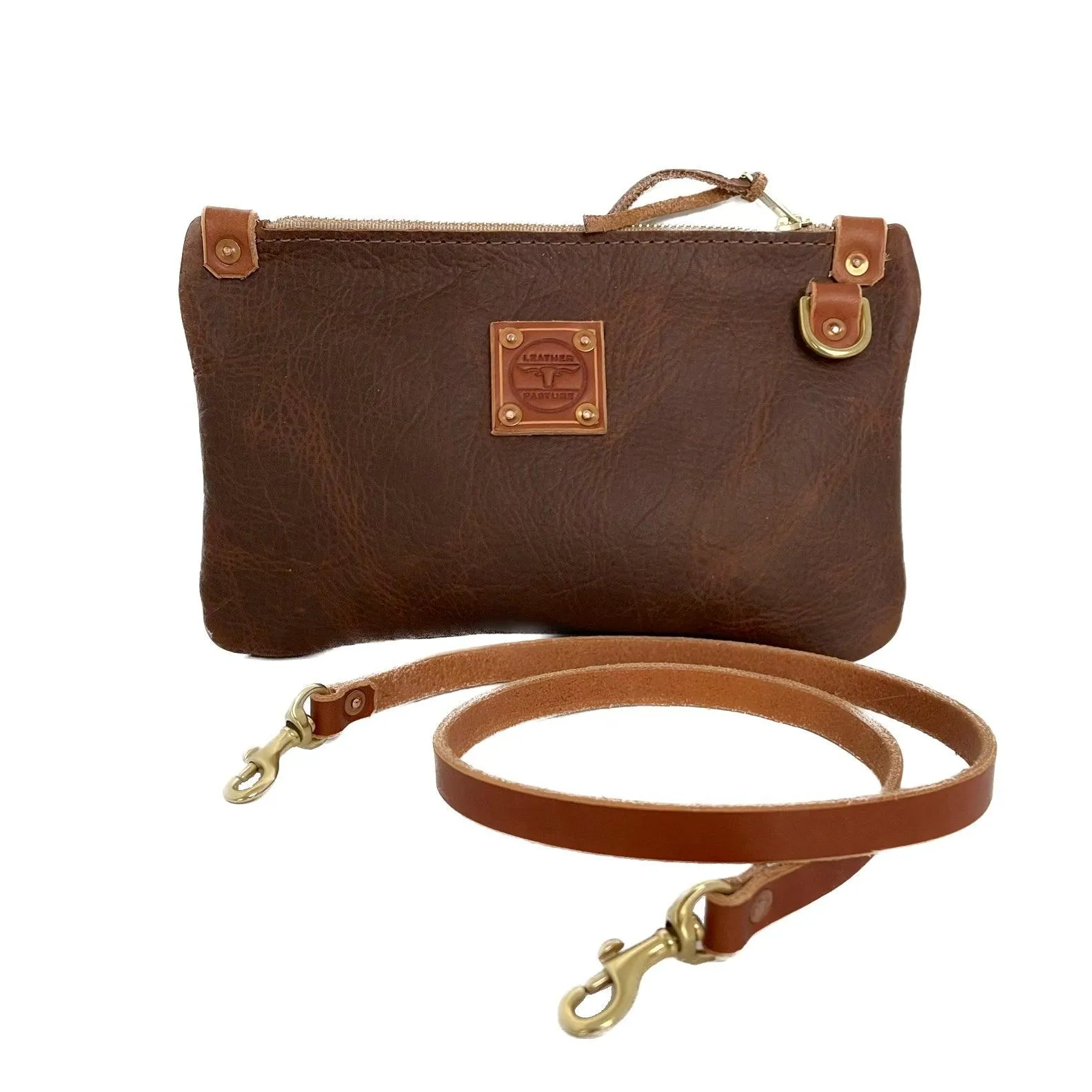 RTS- Micro Messenger Bag in Brown