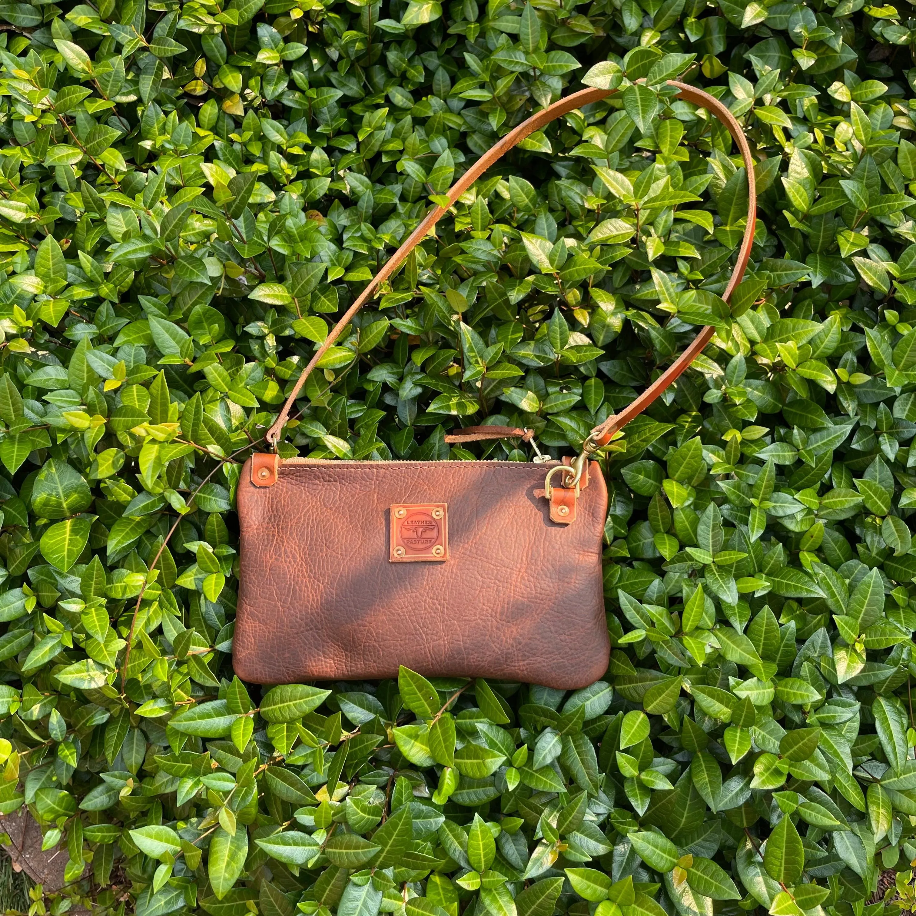 RTS- Micro Messenger Bag in Brown