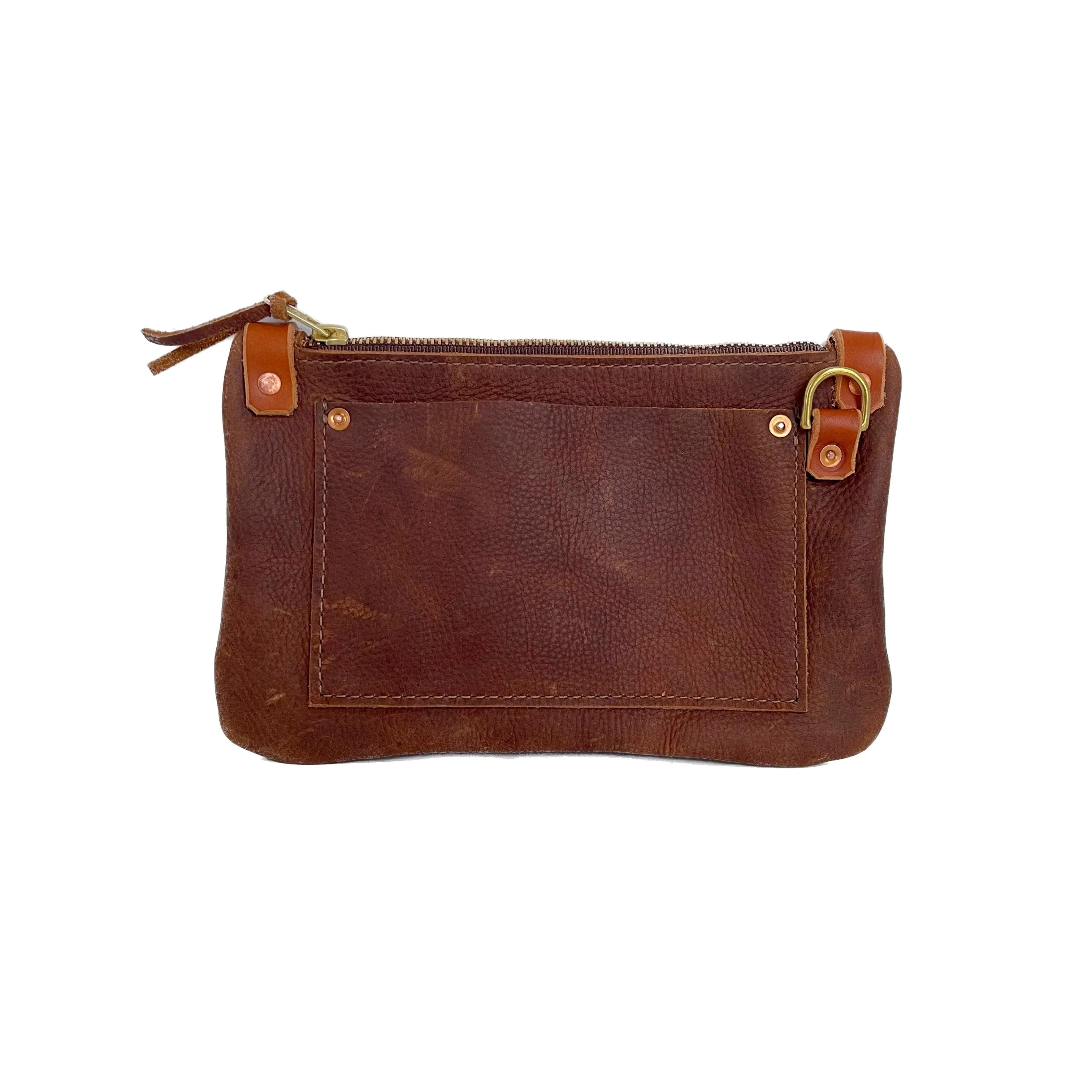 RTS- Micro Messenger Bag in Brown