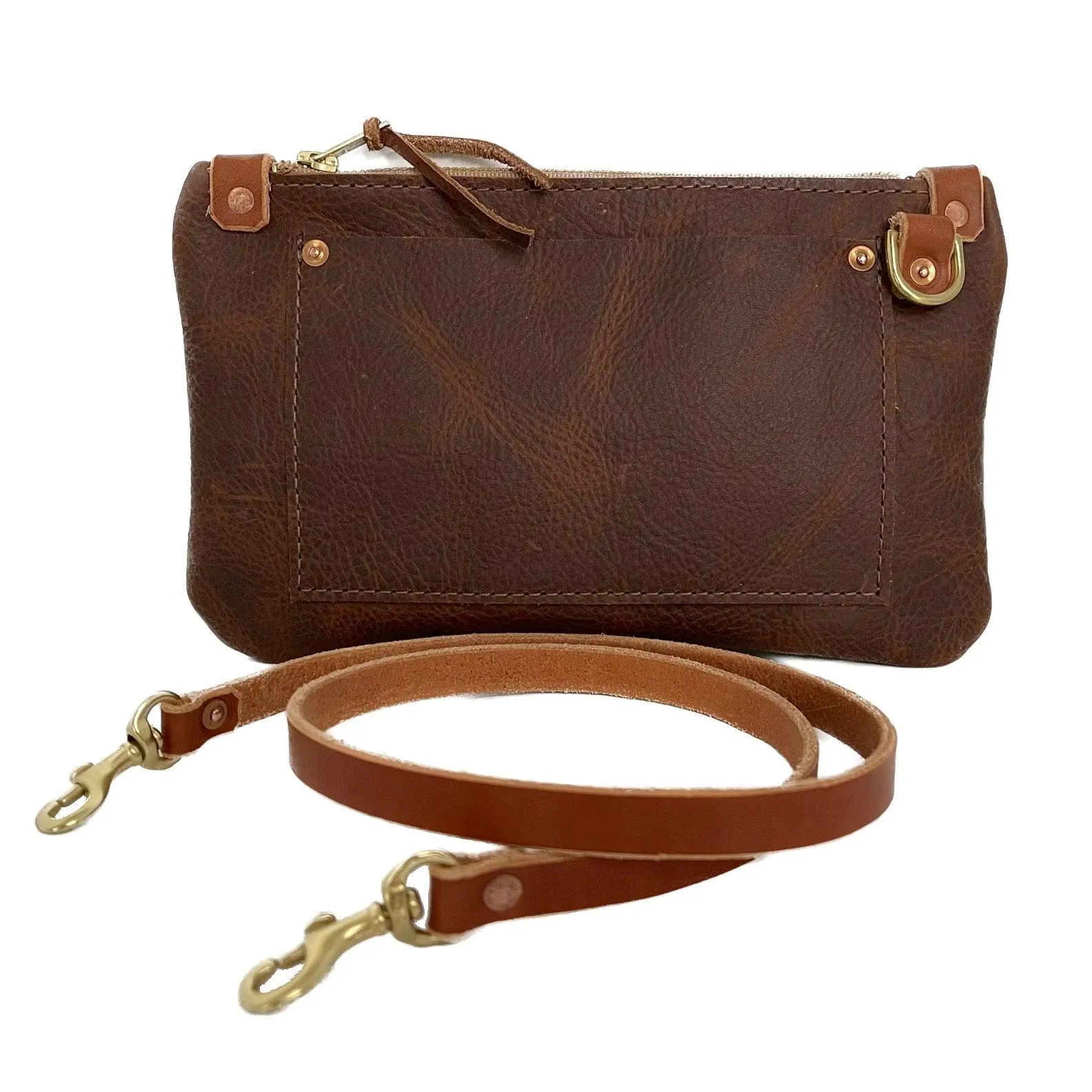 RTS- Micro Messenger Bag in Brown