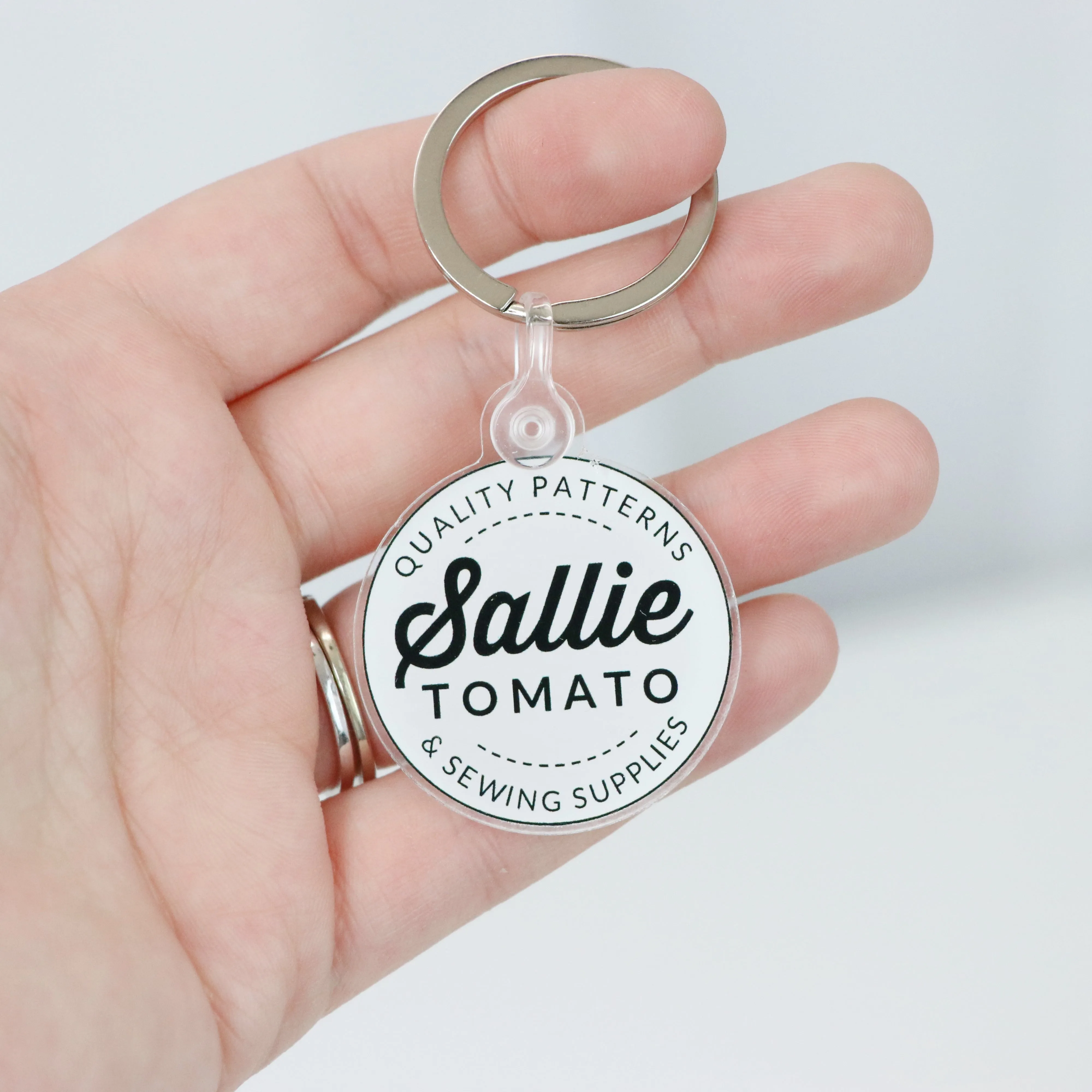 Sallie Tomato Keychain