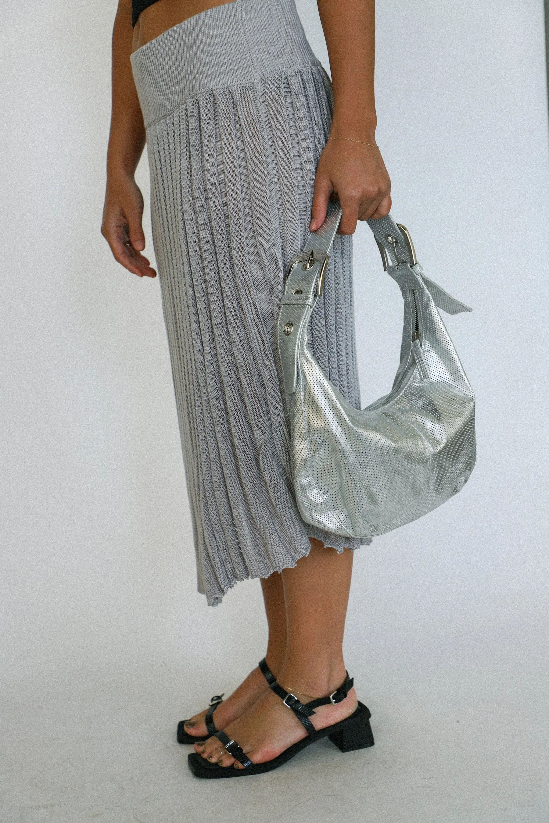 Silver Giselle Bag