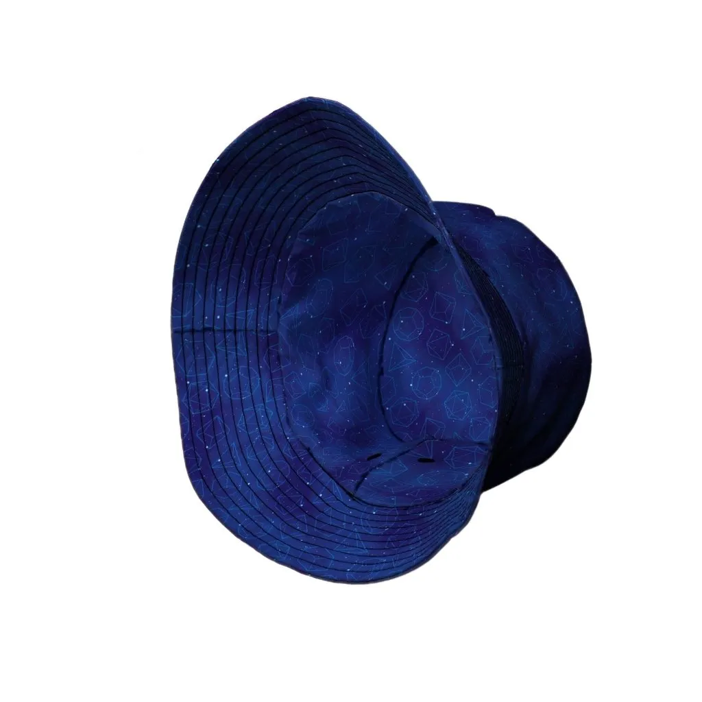 Space RPG Dice Blue Dnd Bucket Hat