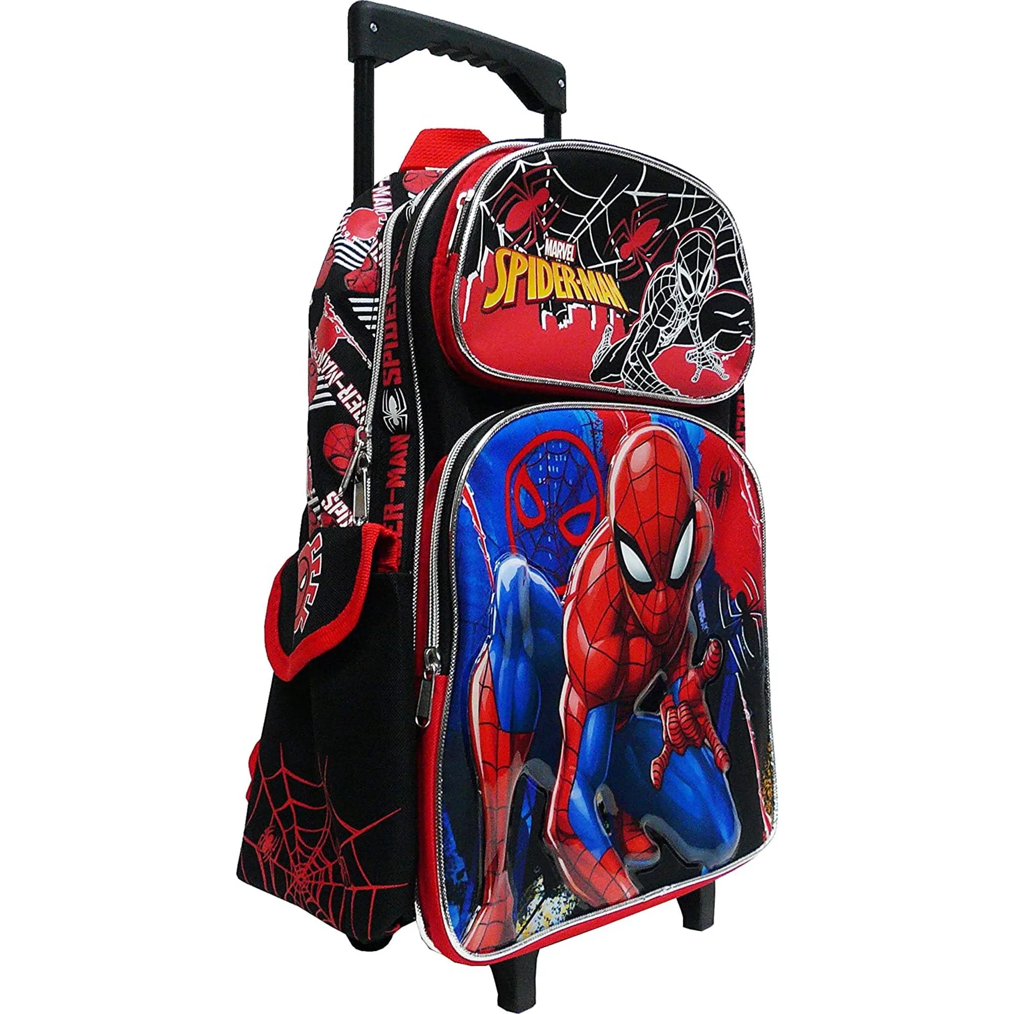 Spiderman Backpack Rolling Large 16 inch