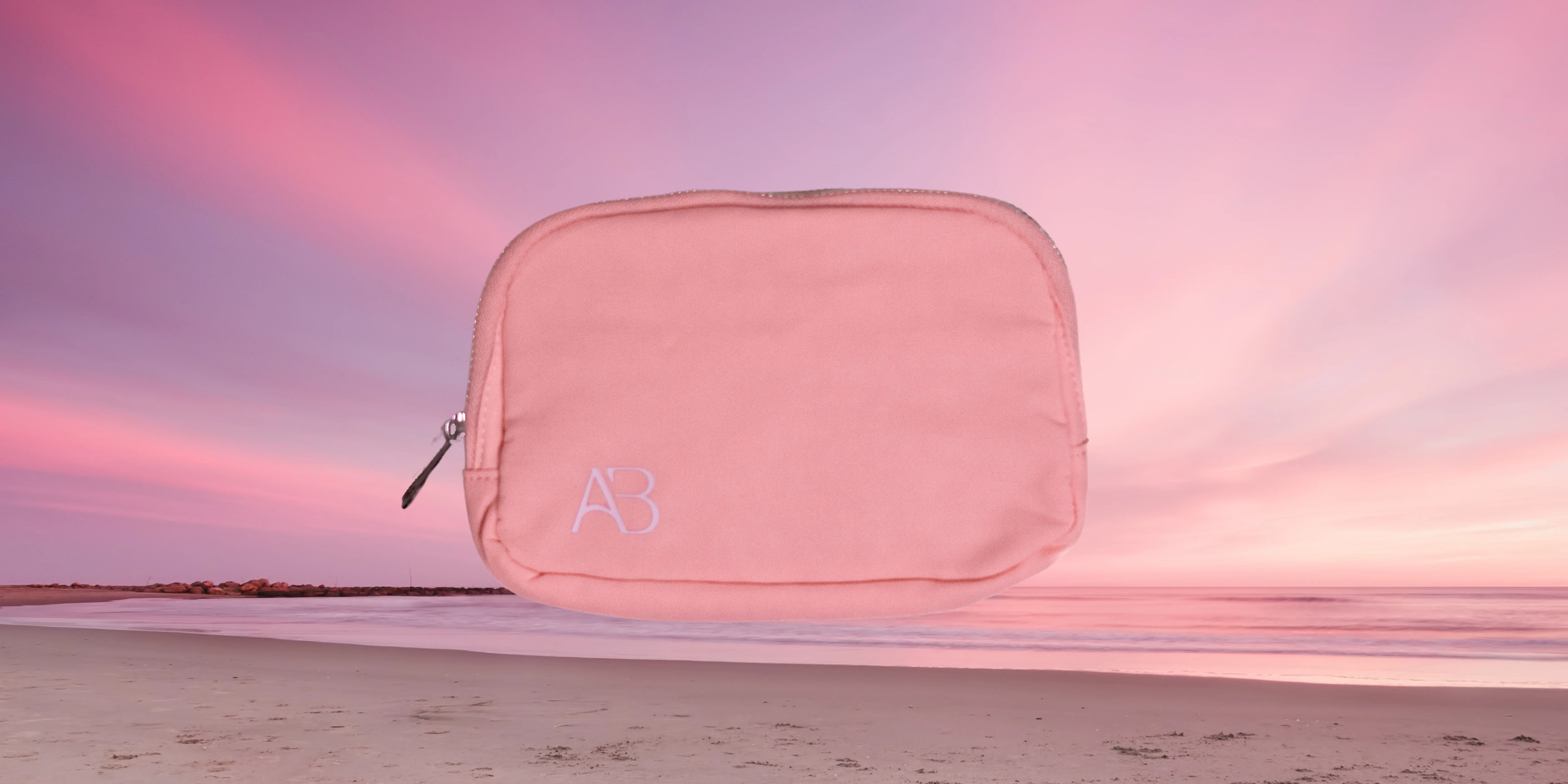 Sunset Pink Ethereal Crossbody Bag