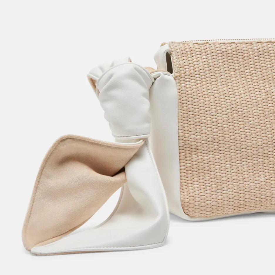 The Soft Knot Shoulder Bag in Natural