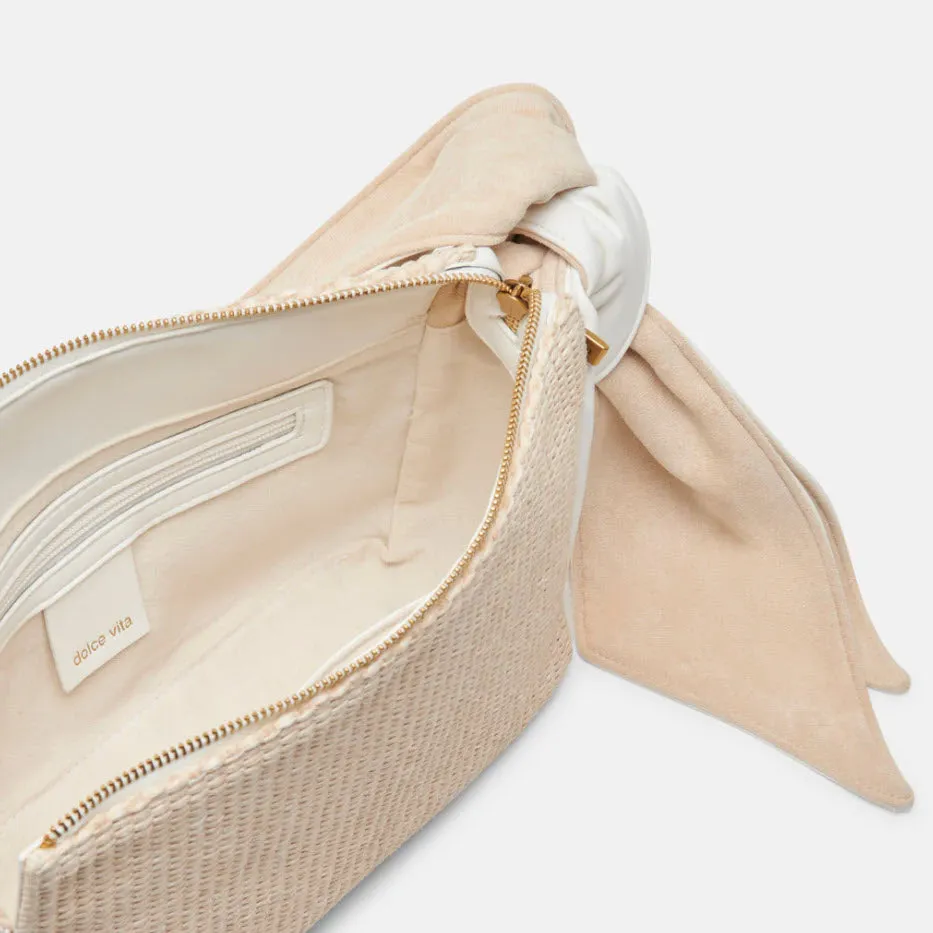 The Soft Knot Shoulder Bag in Natural