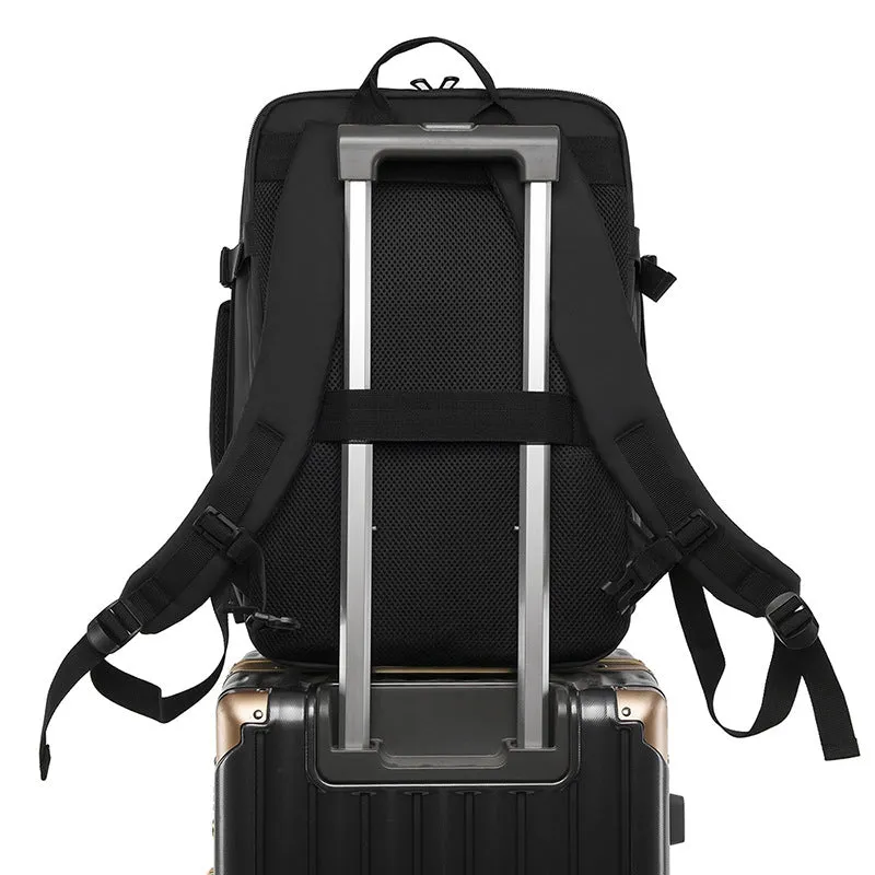 Travel Backpack Men's Backpack Can Be Expanded  New Business Travel Large Capacity Computer Schoolbag Female