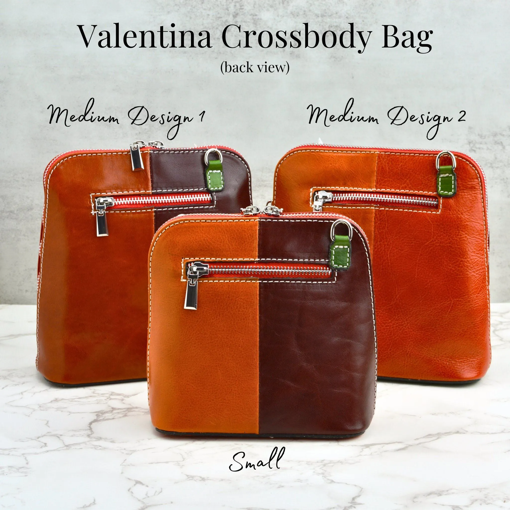 Valentina Crossbody Bag, Italian Leather