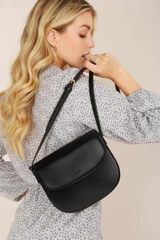 Vegan Leather Crossbody Medium Bag