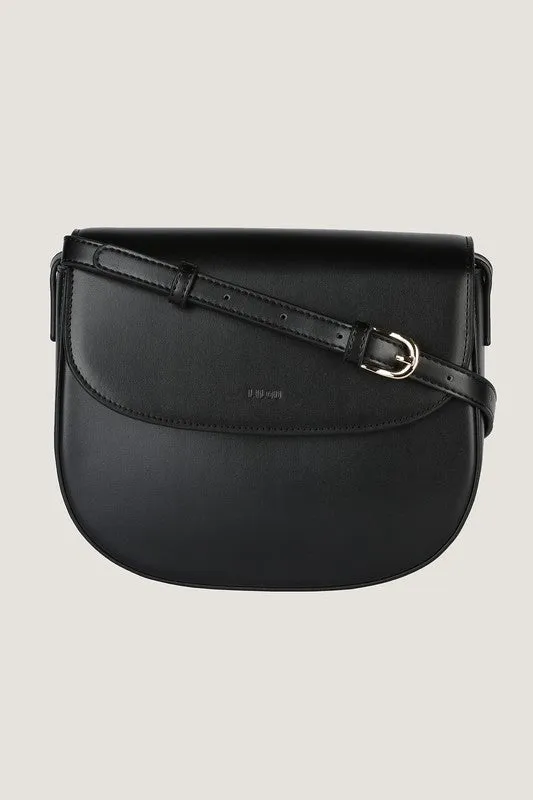 Vegan Leather Crossbody Medium Bag