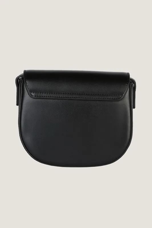 Vegan Leather Crossbody Medium Bag