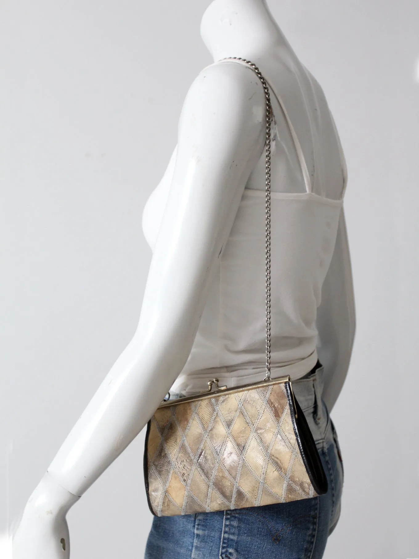 vintage snakeskin purse