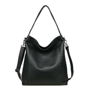 Women's Large Leather Shoulder Bag – Spacious & Stylish