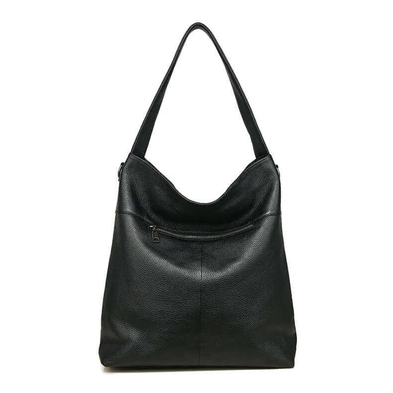 Women's Large Leather Shoulder Bag – Spacious & Stylish