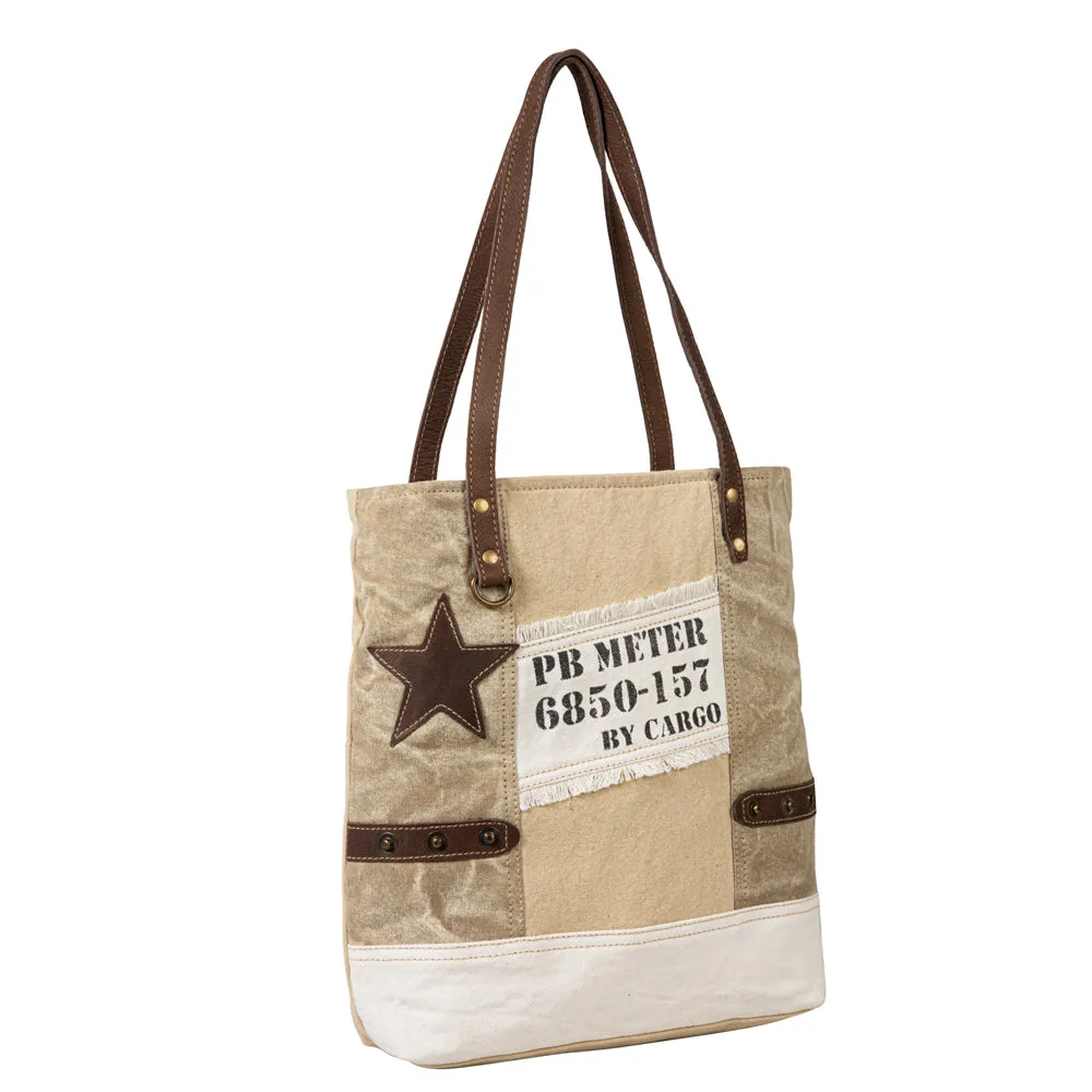 World Travels Patchwork Tote Bag